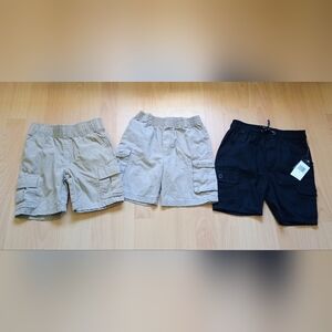 Lot Of 3 Kids khaki Shorts Size 4T